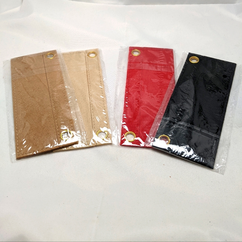 NWOT Felt Wallet Insert (Red)
